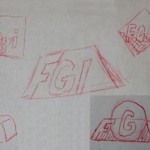 Podnikový odznáček Logo FGI návrh